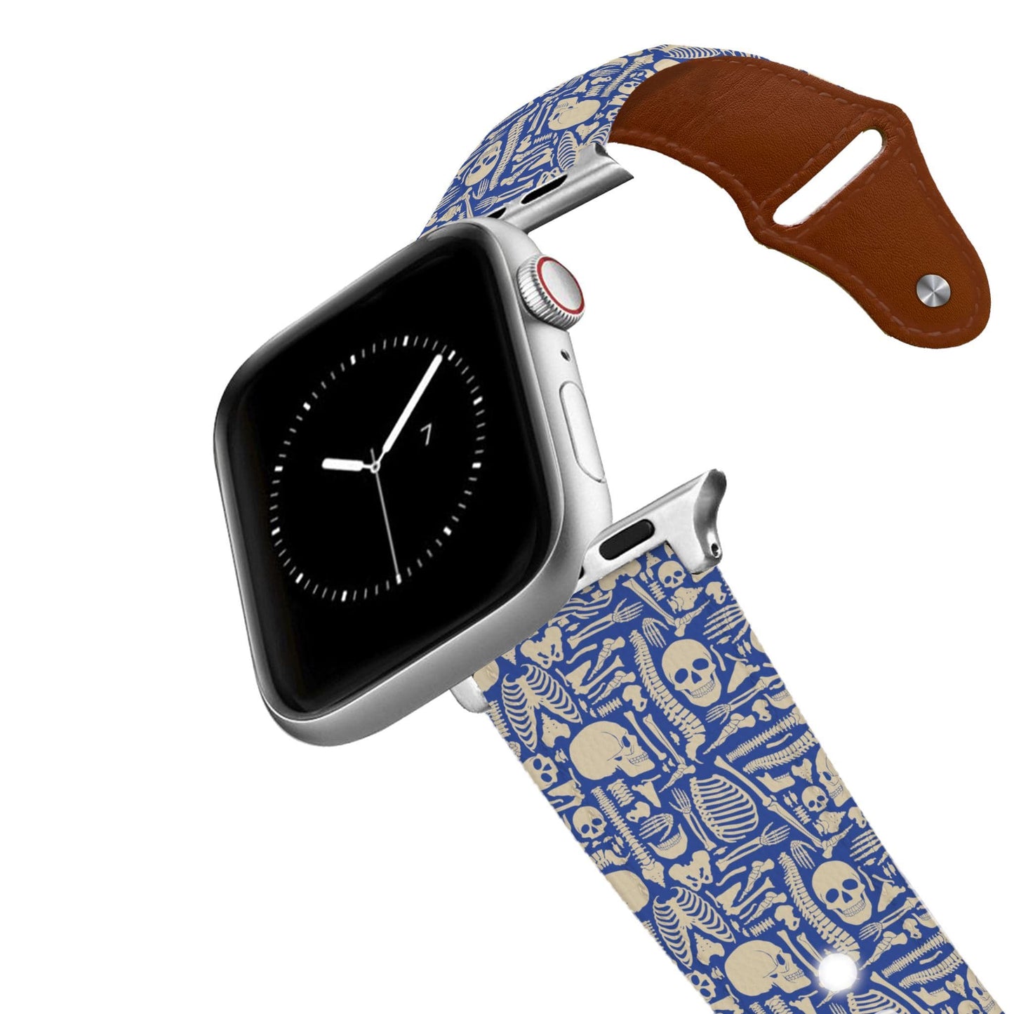 Skeleton Bones Leather Apple Watch Band