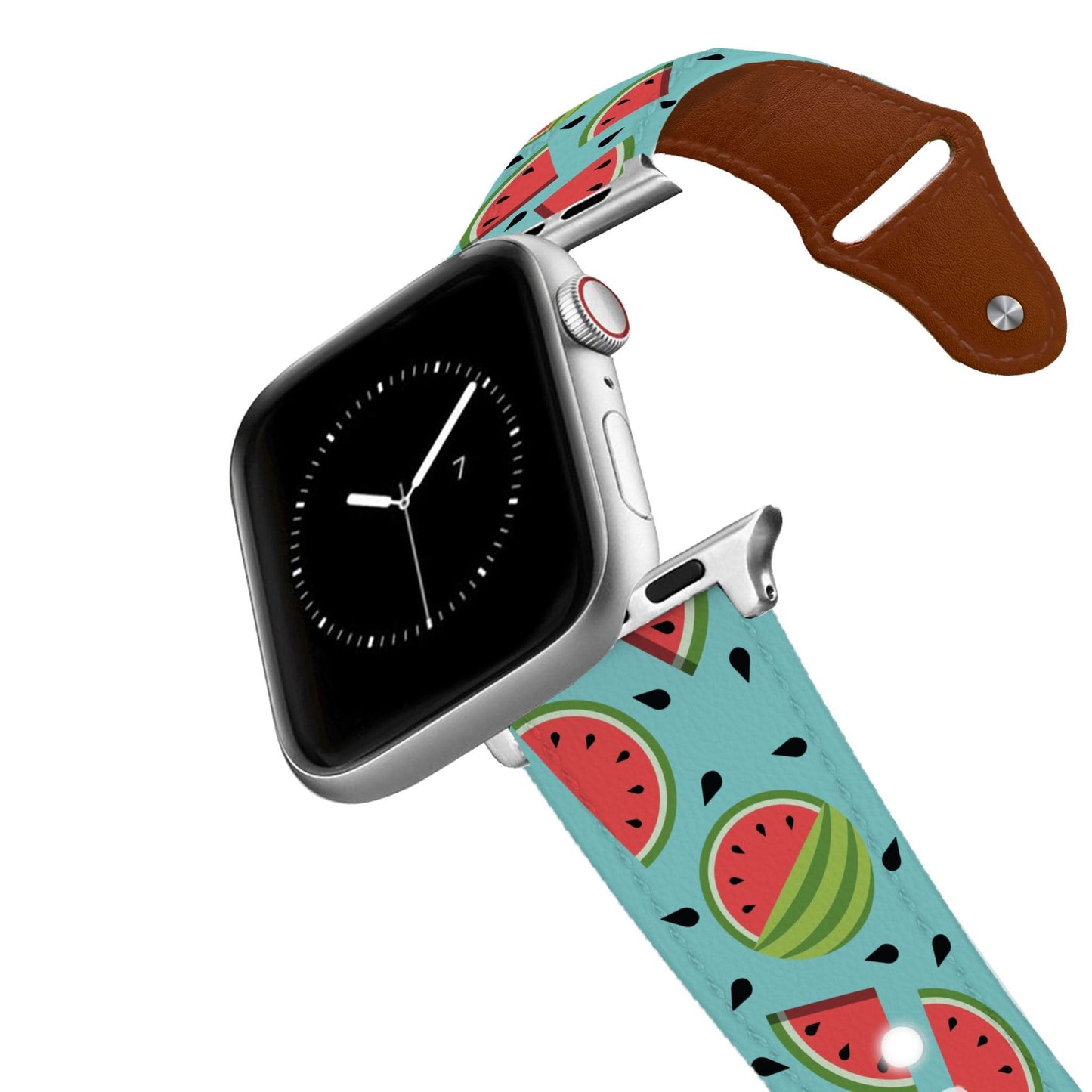 Sliced Watermelon Leather Apple Watch Band