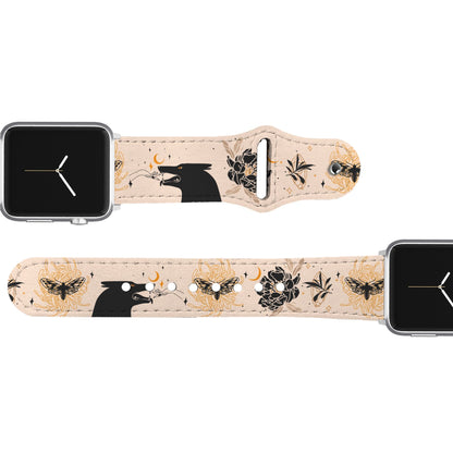 Wolf Child Leather Apple Watch Band