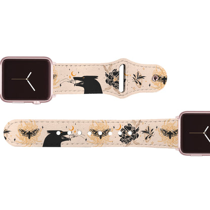 Wolf Child Leather Apple Watch Band