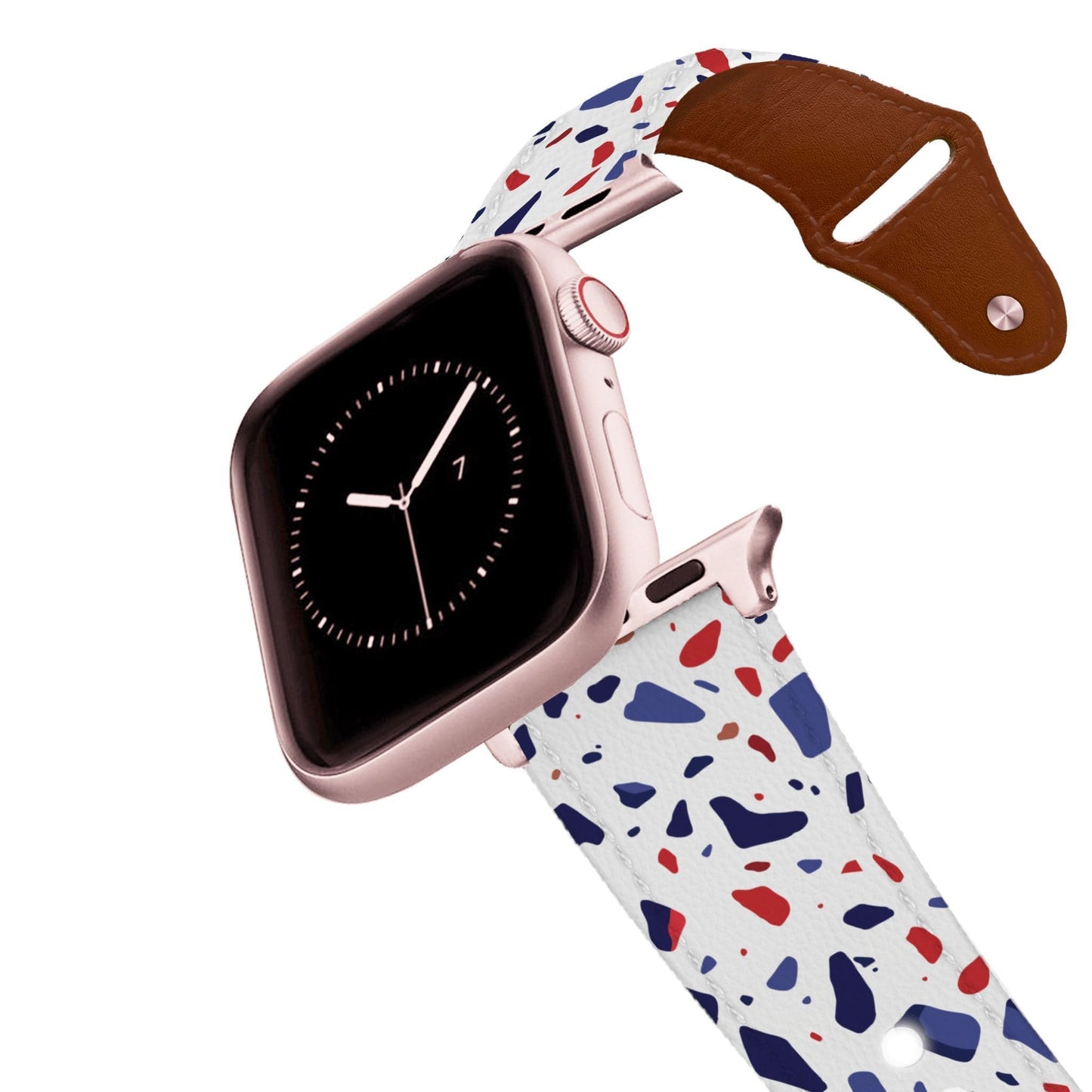 USA Speckles Leather Apple Watch Band