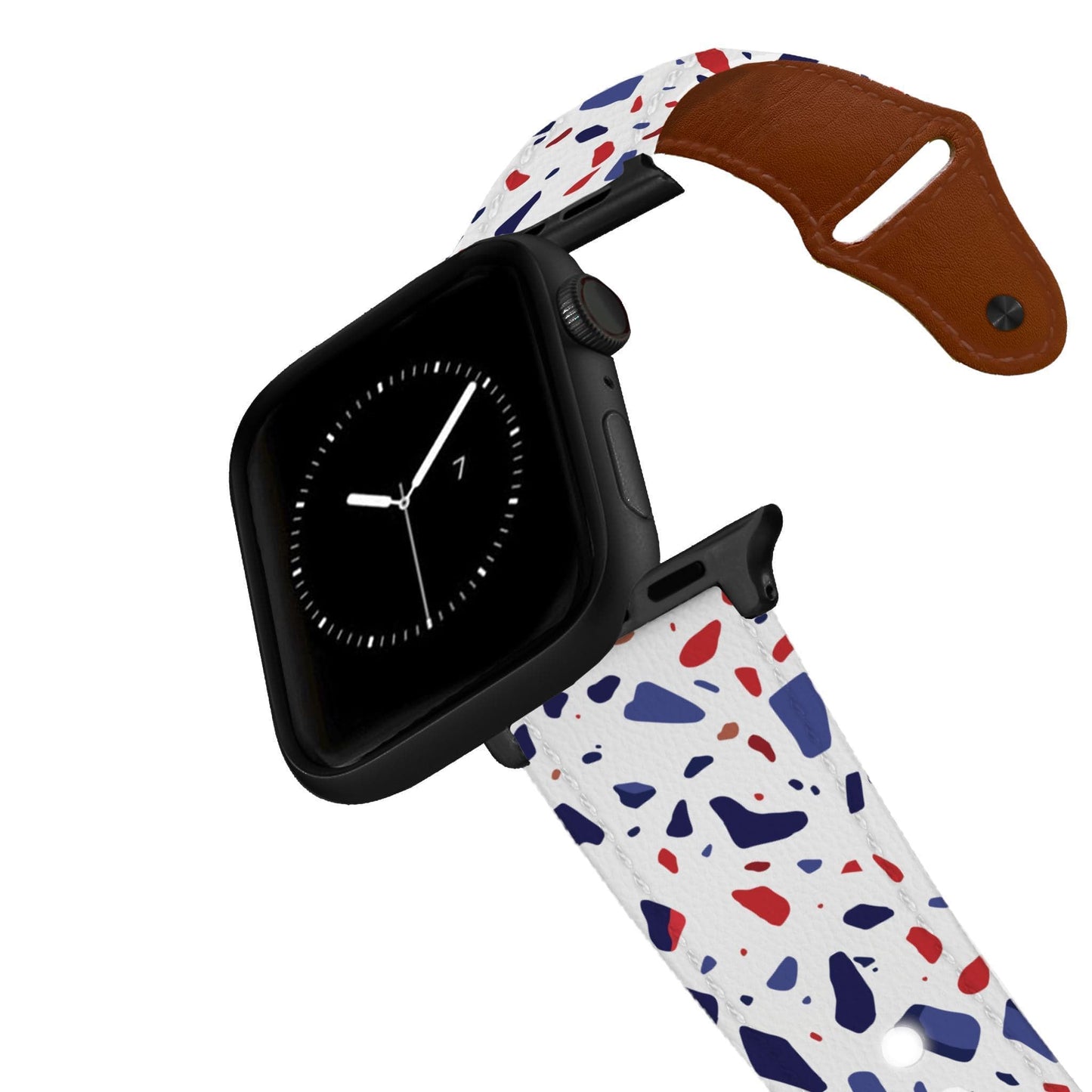 USA Speckles Leather Apple Watch Band