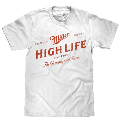 Miller High Life Beer T-Shirt - White