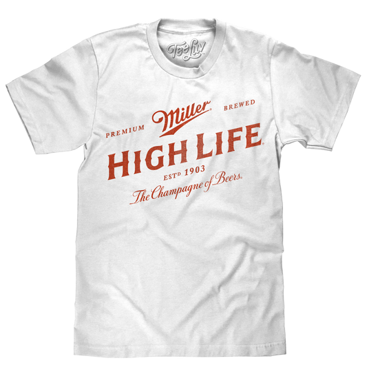 Miller High Life Beer T-Shirt - White