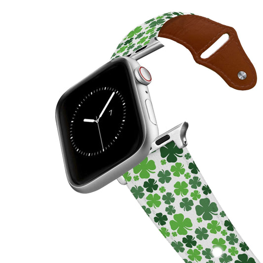 Clovers Leather Apple Watch Band