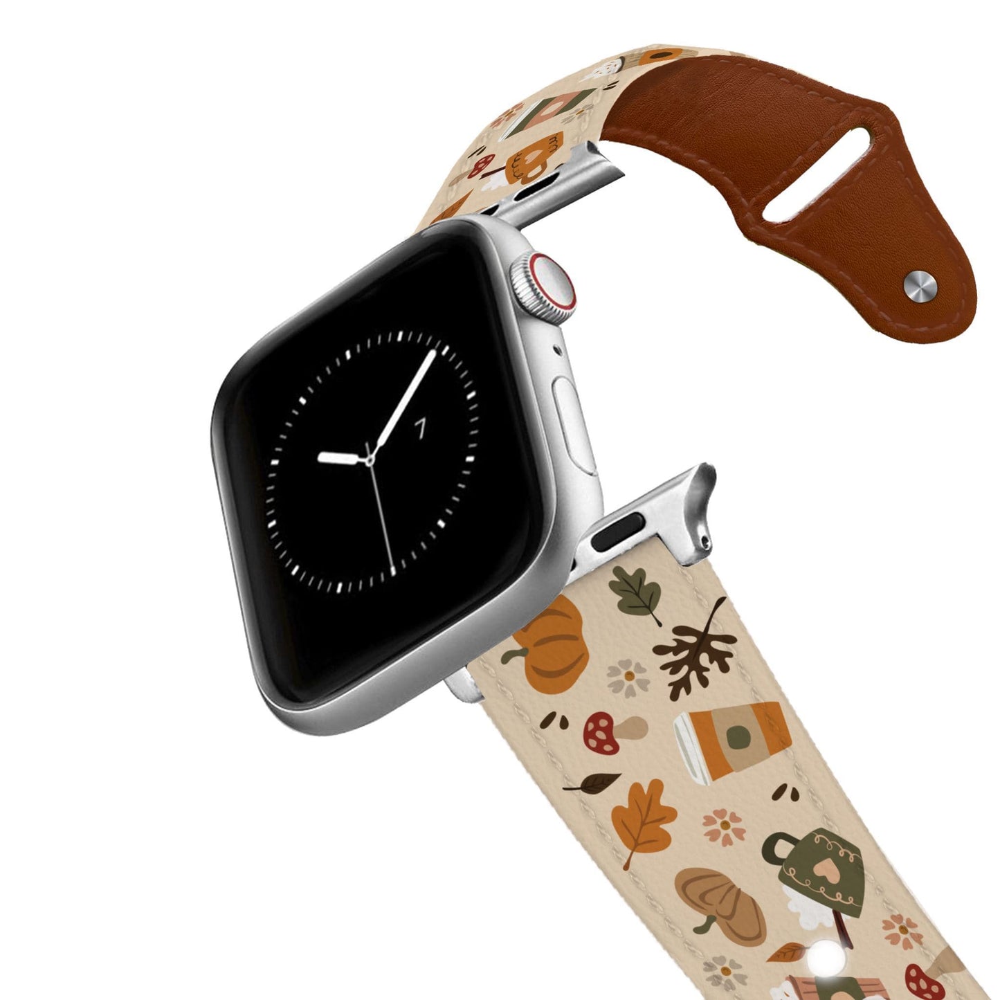 Fall Vibes Leather Apple Watch Band