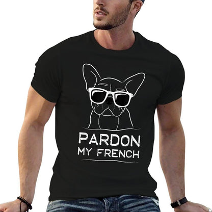 Pardon My French Frenchie Bulldog T-Shirt