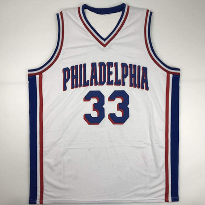 Autographed/Signed Tobias Harris Philadelphia White Basketball Jersey JSA COA