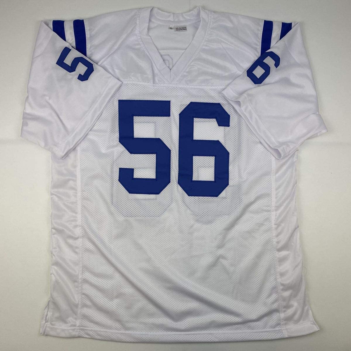 Autographed/Signed Quenton Nelson Indianapolis White Football Jersey JSA COA