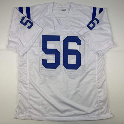 Autographed/Signed Quenton Nelson Indianapolis White Football Jersey JSA COA