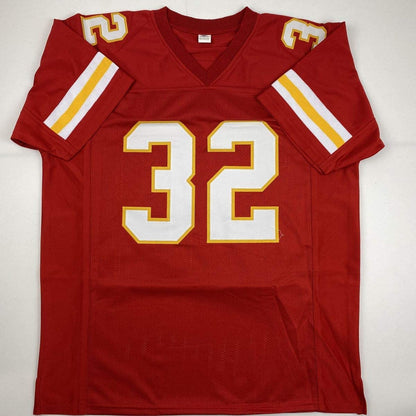 Autographed/Signed Tyrann Mathieu Kansas City Red Football Jersey PSA/DNA COA