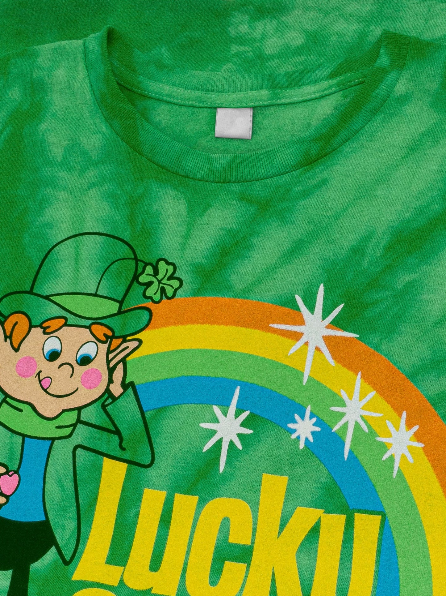 Lucky Charms Tie Dye T-Shirt - Kelly Green Tie Dye