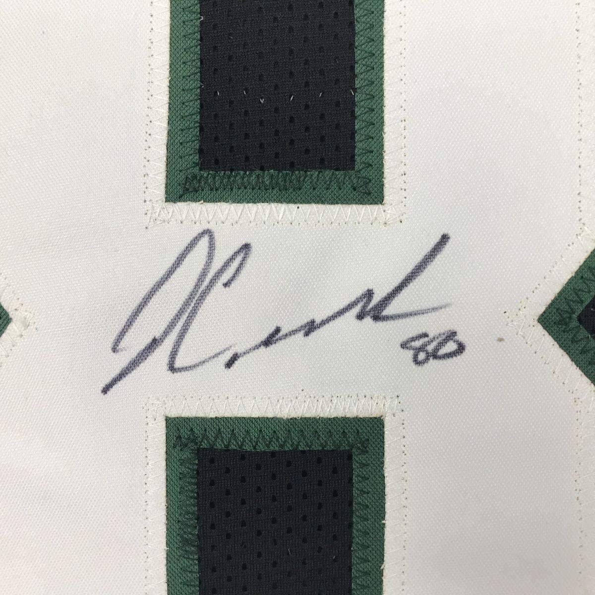 Autographed/Signed Jamison Crowder New York Black Football Jersey JSA COA