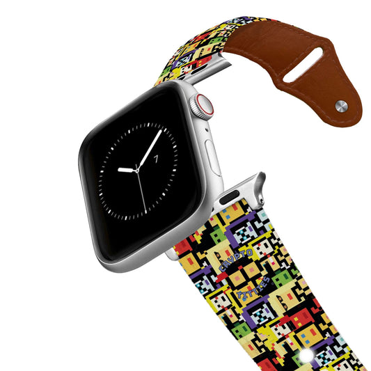 Crypto Titties - Tittie Friends Leather Apple Watch Band