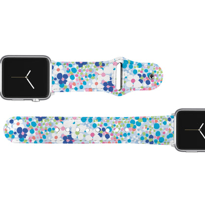 SanSoleil™ - Flower Power Leather Apple Watch Band