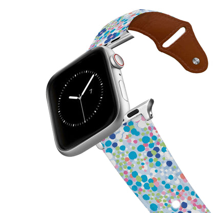 SanSoleil™ - Flower Power Leather Apple Watch Band