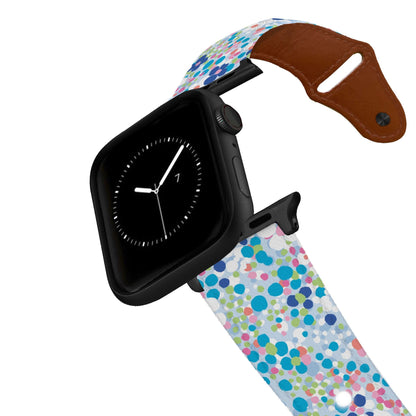 SanSoleil™ - Flower Power Leather Apple Watch Band