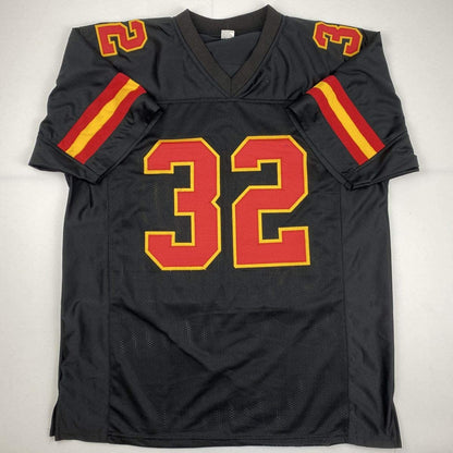 Autographed/Signed Tyrann Mathieu Kansas City Black Football Jersey PSA/DNA COA