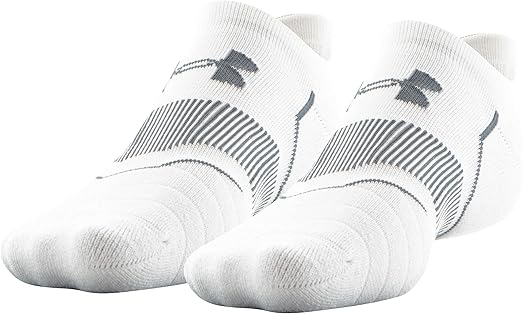 Under Armour Standard Golf Elevated Performance No Show Tab Socks, 2-Pairs