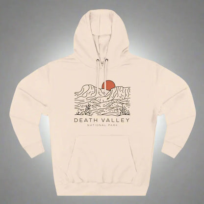 Death Valley National Park Fleece Hoodie Desert Dunes