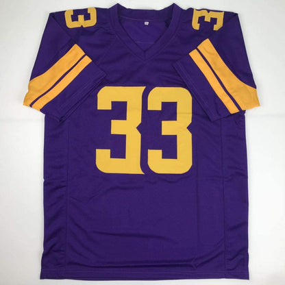 Autographed/Signed Dalvin Cook Minnesota Color Rush Football Jersey JSA COA