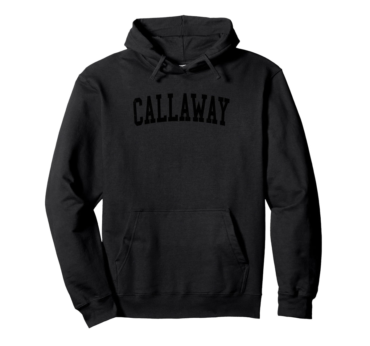 Callaway Fl Distressed Black Varsity Hoodie - Streetwear Style Unisex