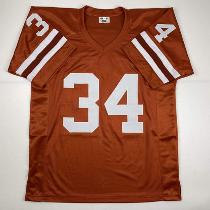 Autographed/Signed Ricky Williams Smoke Weed Everyday Inscription Texas Orange College Football Jersey JSA COA