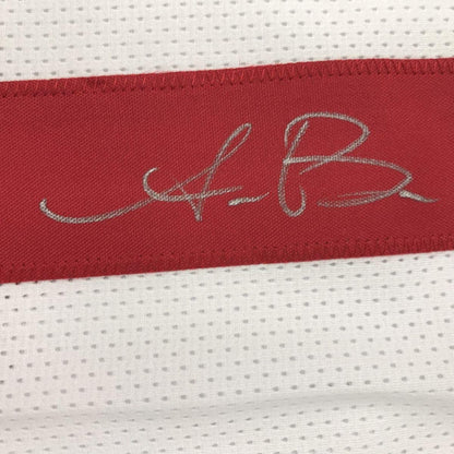 Autographed/Signed AJ A.J. Brown Ole Miss White College Football Jersey JSA COA