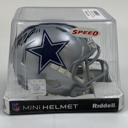 Autographed/Signed Micah Parsons Dallas Cowboys Mini Football Helmet Fanatics COA