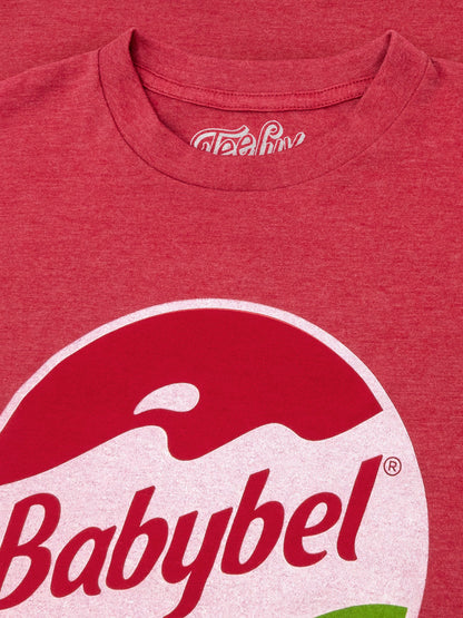 Babybel Snack Cheese Logo T-Shirt - Red Heather