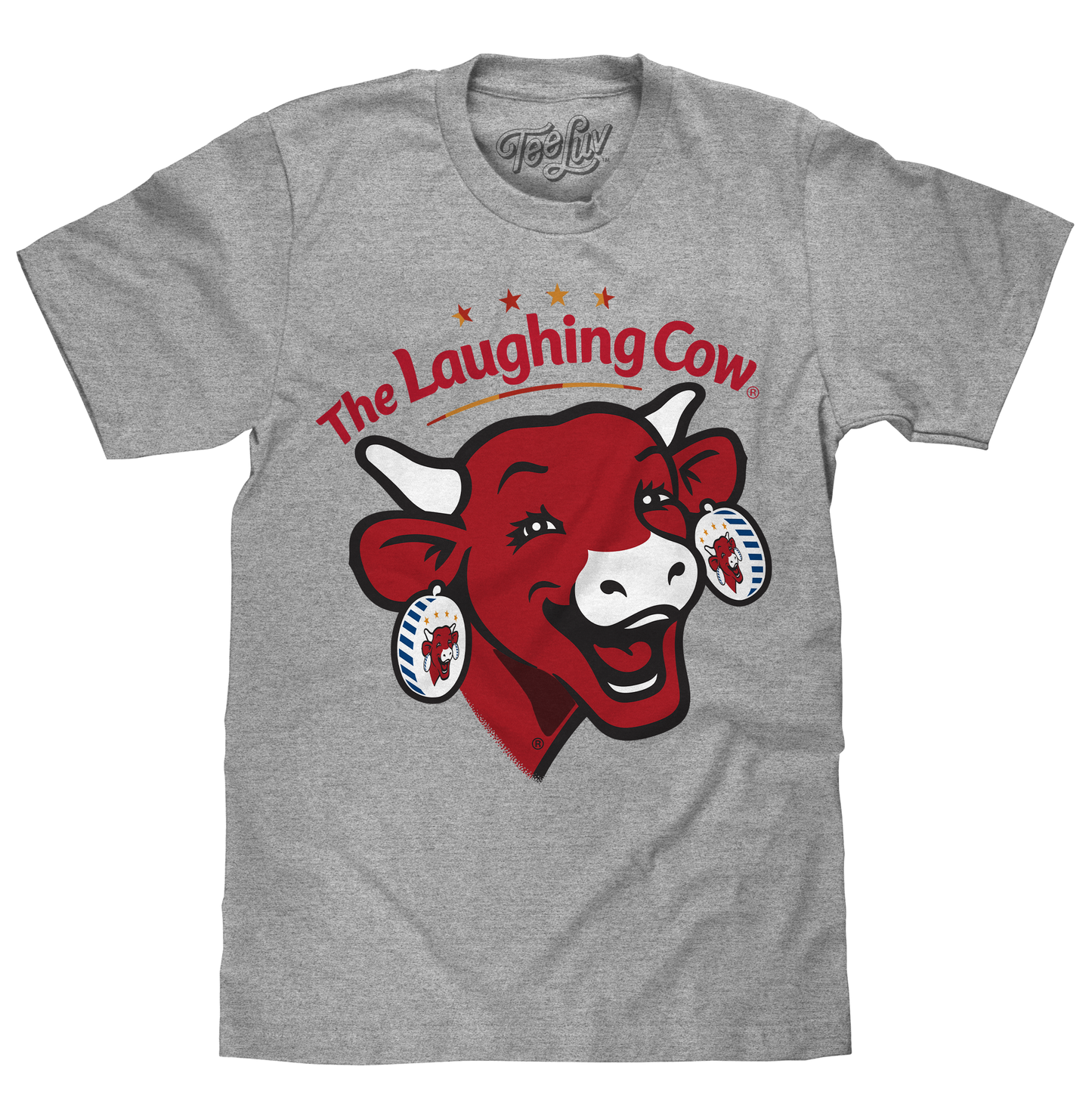 The Laughing Cow Cheese Logo T-Shirt - Athletic Gray Heather