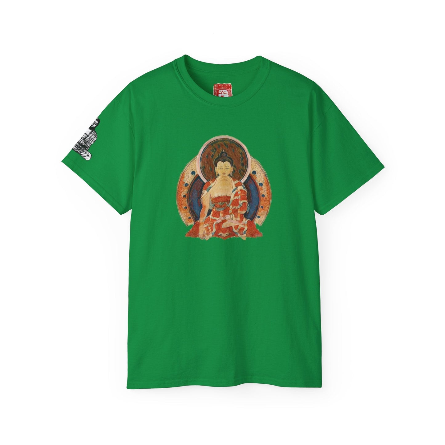 Fine Art Buddha Oil Paint Print Unisex Ultra Cotton Tee