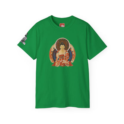 Fine Art Buddha Oil Paint Print Unisex Ultra Cotton Tee