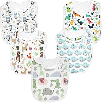 Baby Bibs for Boys & Girls - Organic Cotton Bibs, Bandana Bibs, Drool Bibs, Teething Bibs, Toddler Bibs - Gift