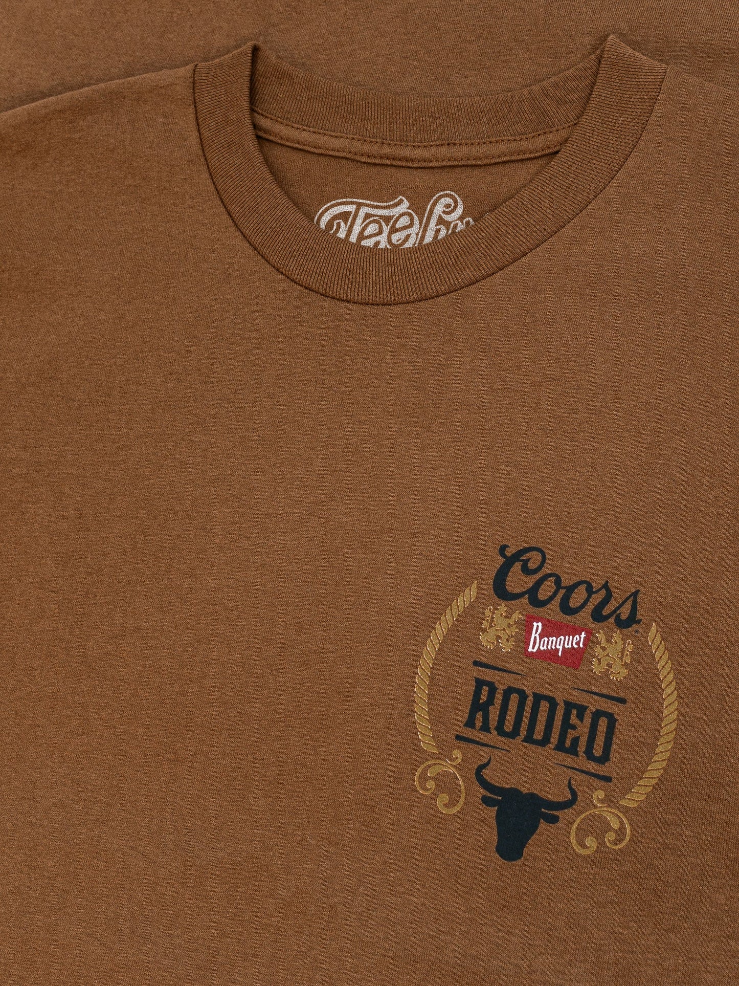 Coors Banquet Rodeo Bull Beer Front and Back T-Shirt