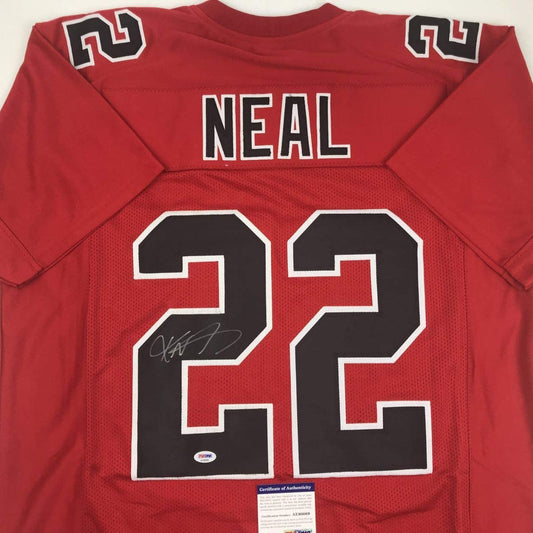 Autographed/Signed Keanu Neal Atlanta Color Rush Football Jersey PSA/DNA COA