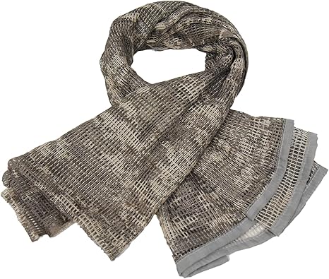 HYOUT Tactical Neck Scarves Woodland Camo Scarf Desert Shemagh for Outdoor Sports