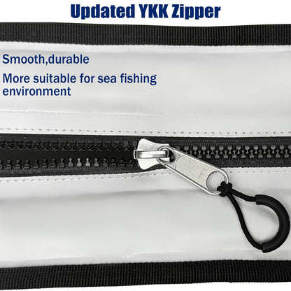 105QT Fish Cooler Bag with YKK Zipper, Flat Bottom