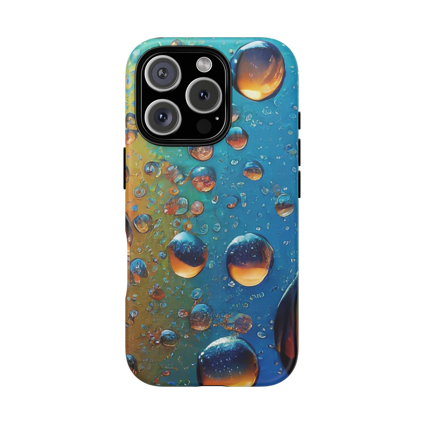 Colorful Water Droplets Tough Phone Case