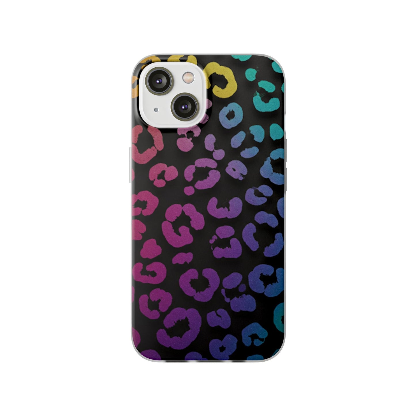 Vibrant Leopard Print Flexi Phone Case