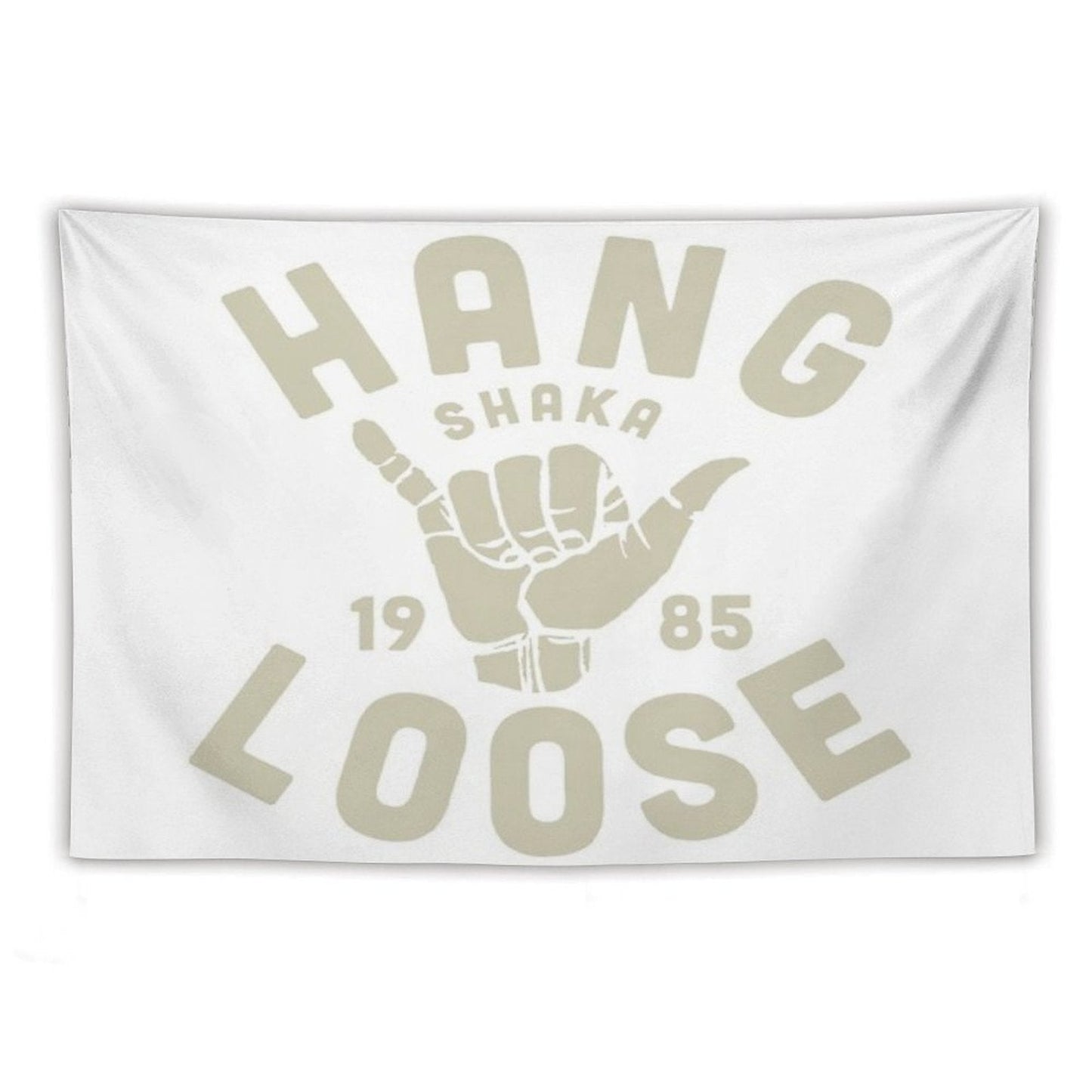 Vintage Surf Sticker Shaka Tapestry