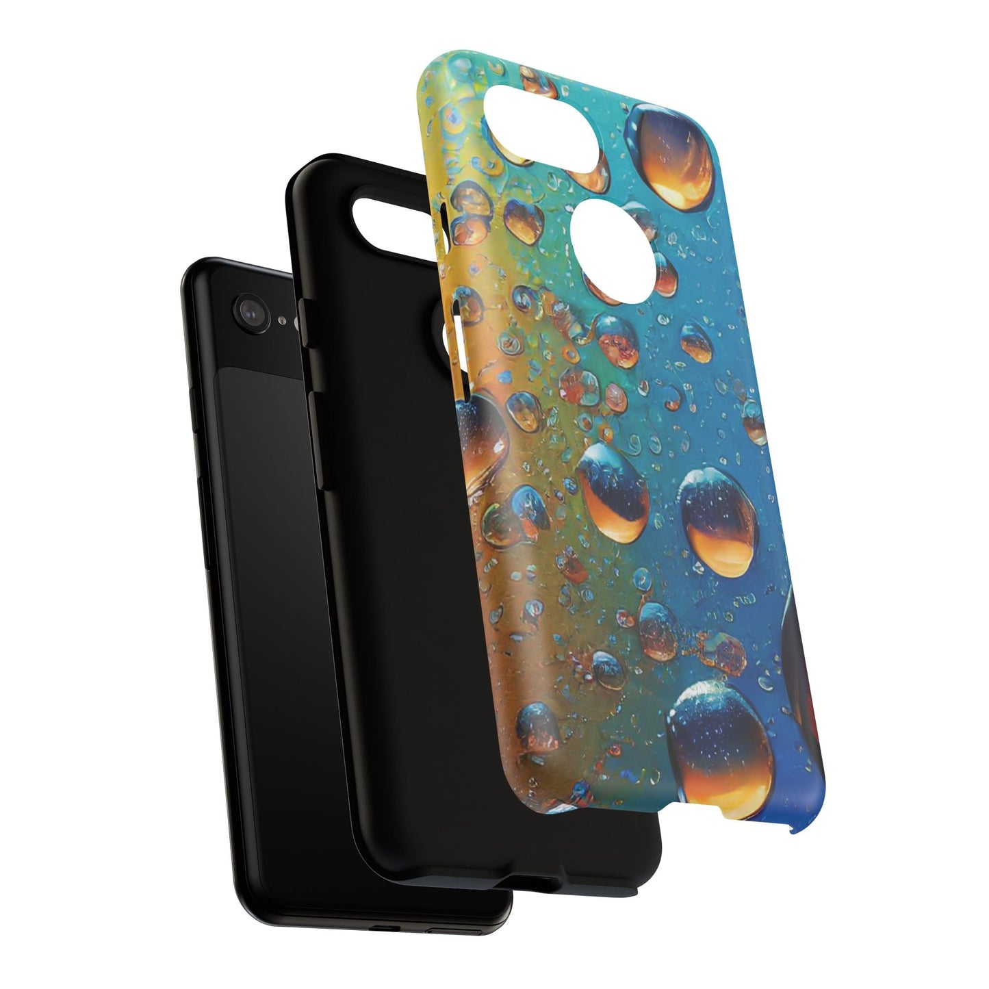 Colorful Water Droplets Tough Phone Case