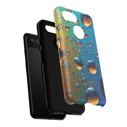 Colorful Water Droplets Tough Phone Case