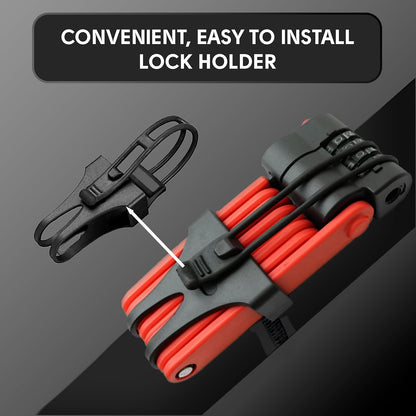 XNITO Folding Lock – 4-Digit Heavy-Duty Combo Lock