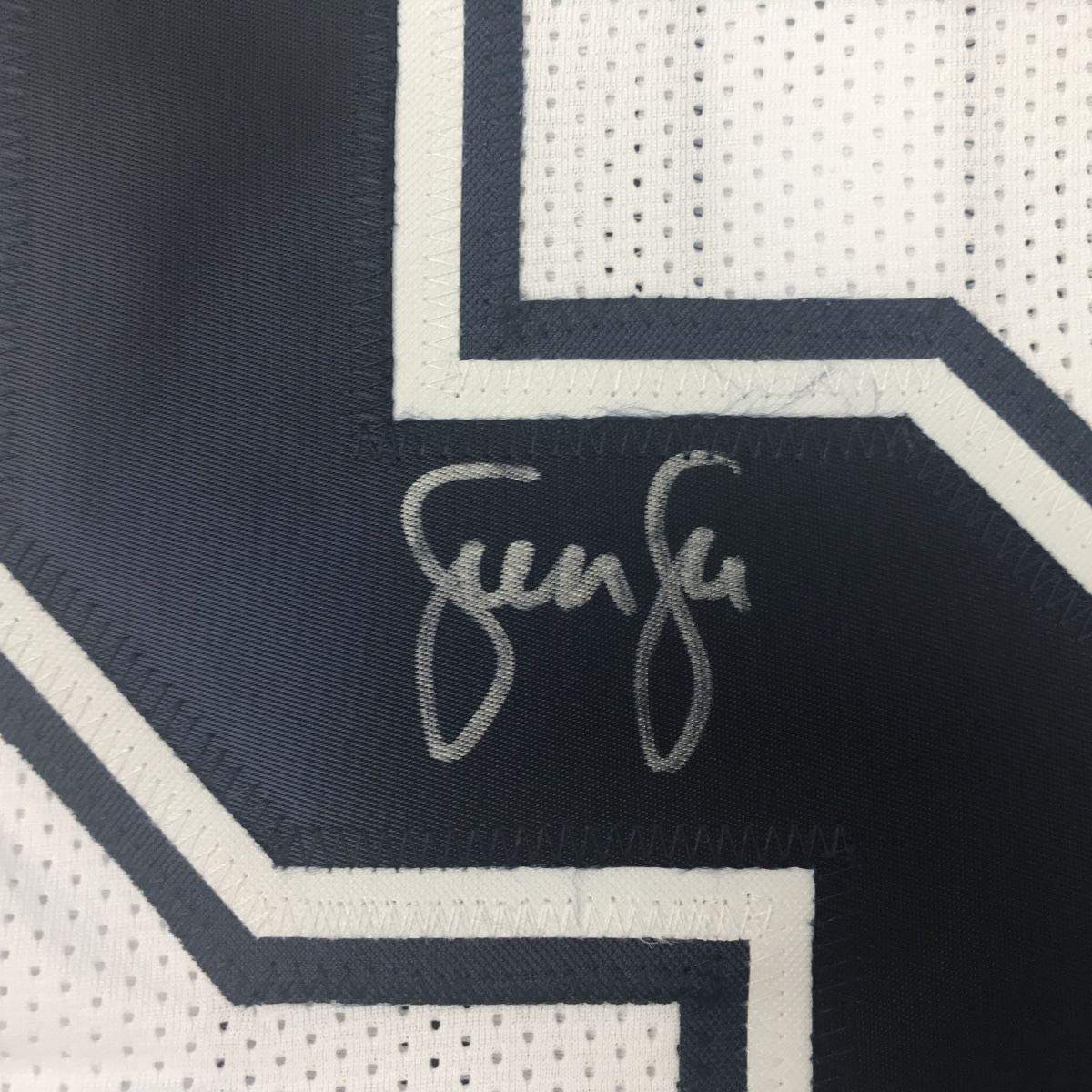 Autographed/Signed Sean Lee Dallas Color Rush White Football Jersey JSA COA