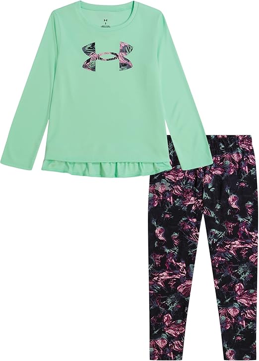 Under Armour girls Ua Dark Forest Legging Set