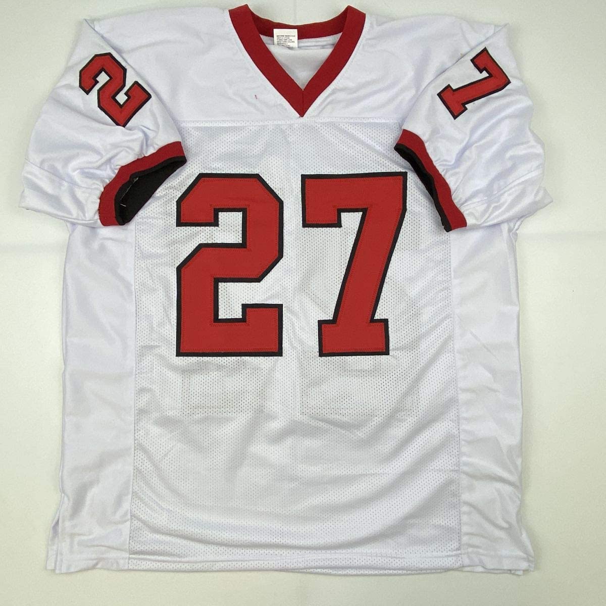 Autographed/Signed Ray Rice Rutgers White College Football Jersey Steiner Sports COA