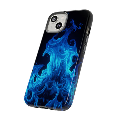 Blue Flames Tough  Phone Case