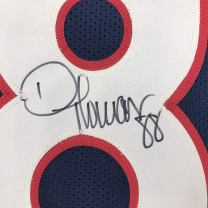 Autographed/Signed Demaryius Thomas Houston Blue Football Jersey JSA COA
