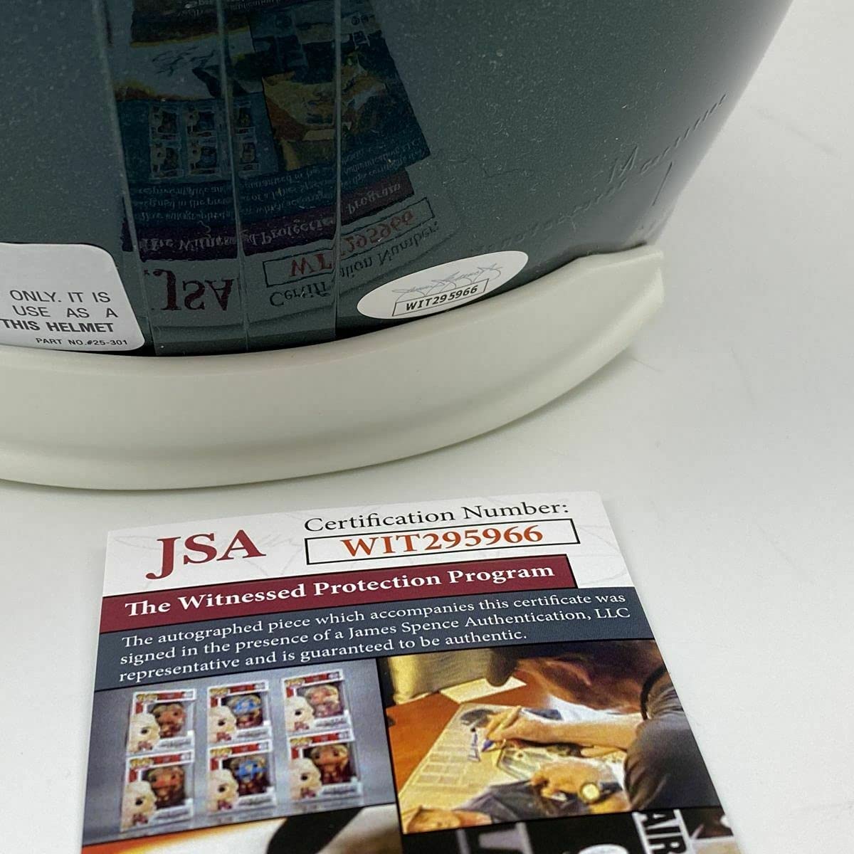 Autographed/Signed Jalen Hurts Philadelphia Eagles Full Size FS F/S Replica Football Helmet JSA COA